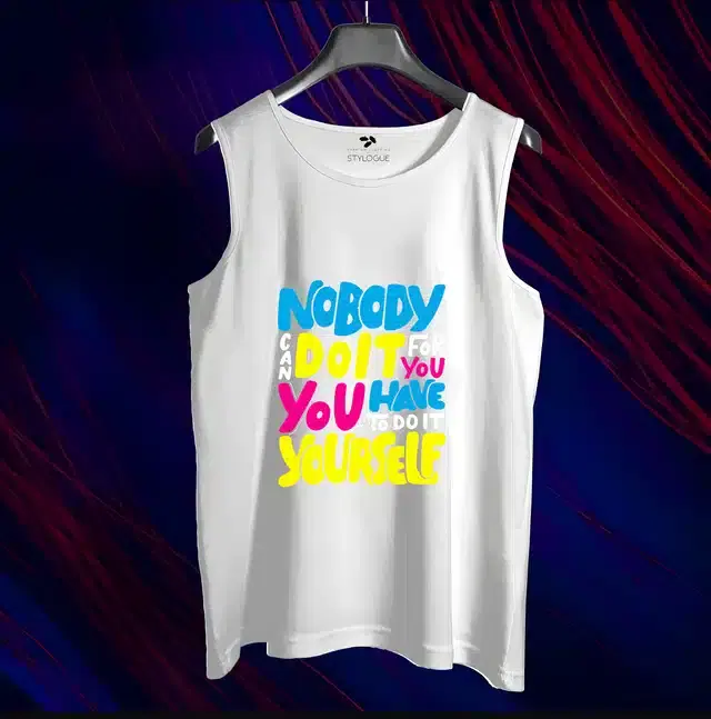 Vest for Men (White, M)