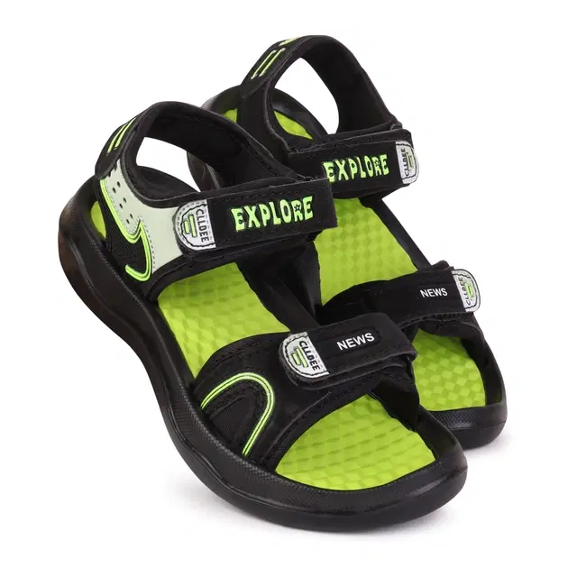 Sandals for Boys (Green, 13C)