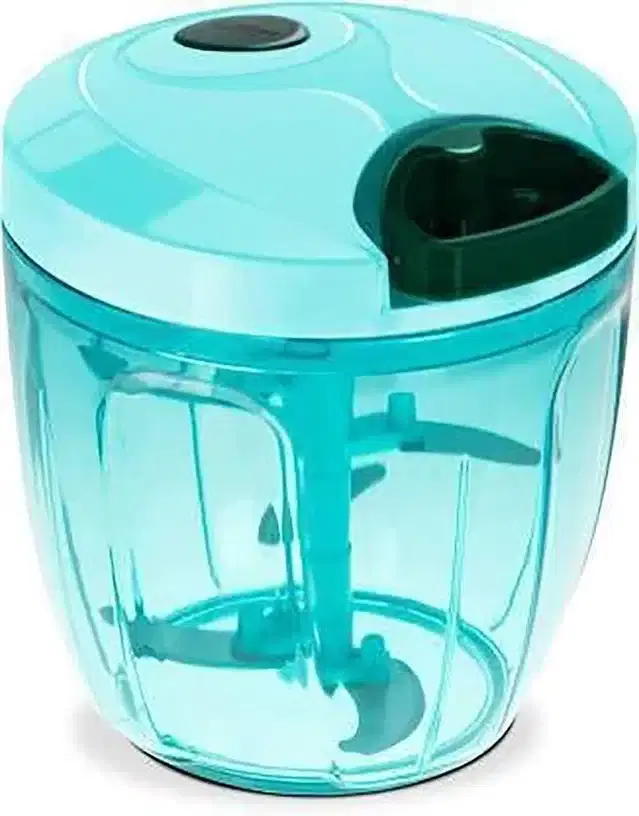 Plastic Vegetable Chopper, Blue