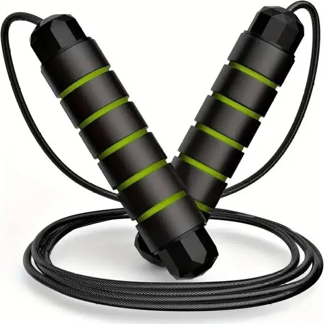 Diamond Cut Foam Skipping Rope [Green, 270 cm]