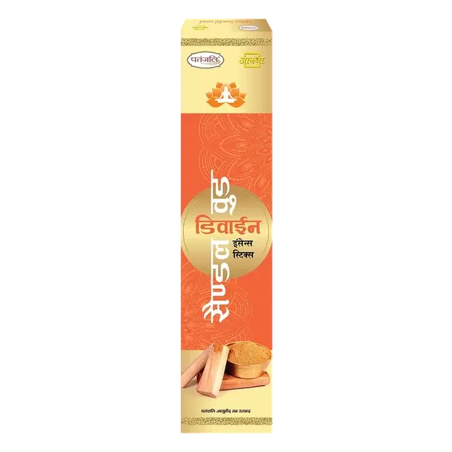 Patanjali Aastha Agarbatti Divine Sandalwood 110 g