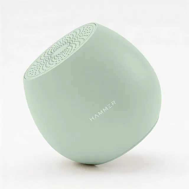 Hammer Drop X1 5w Bluetooth Speaker With Twin Pairing, Bluetooth V6.0, 32 Hours Playtime, 52mm Drivers (Green)