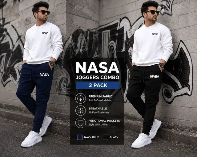 Navy Blue & Black