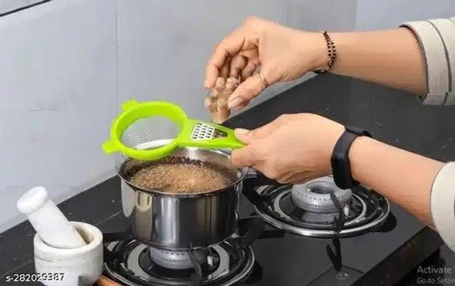 2 in 1 Tea Strainers, Green