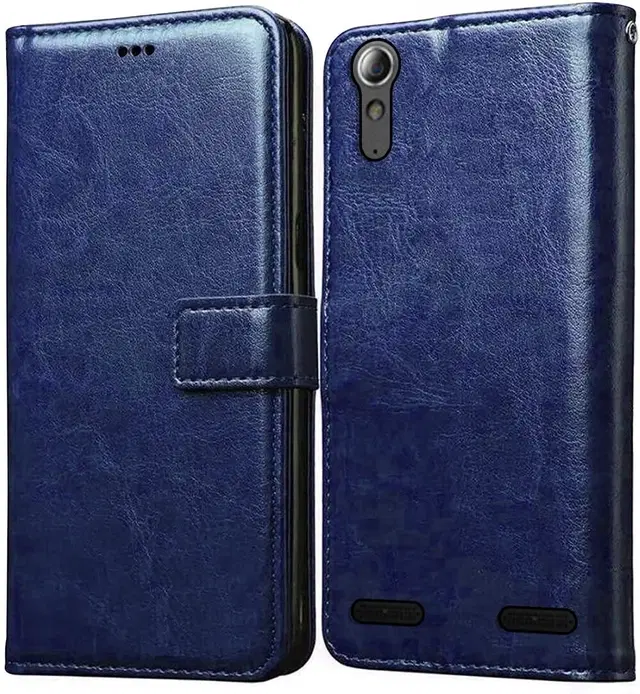 Flip Mobile Cover for Lenovo A6000 Plus, Multicolor