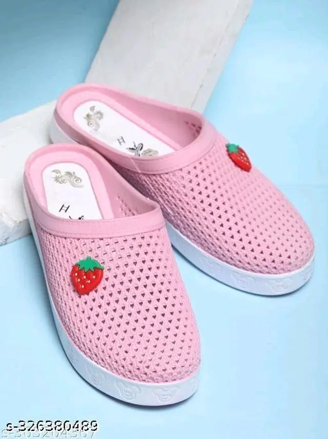 Clogs for Women (Baby Pink, 6)