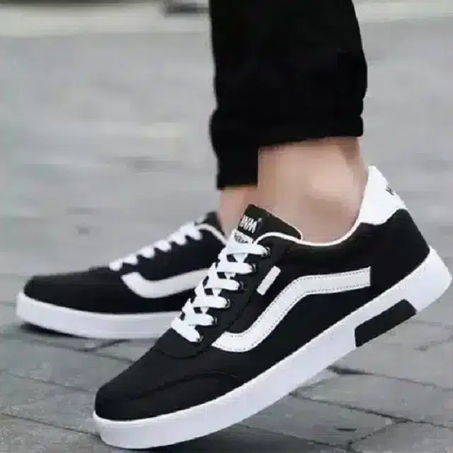 Casual Shoes for men, Black & White  (8)