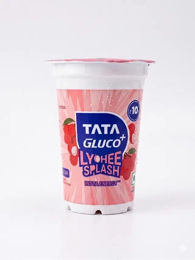 Tata Gluco Plus Lychee Splash Drink 200 ml - Pack of 24