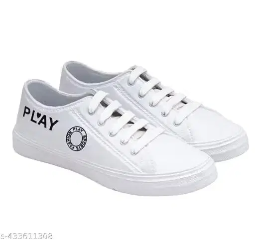 Casual Shoes for Men (White, 6)