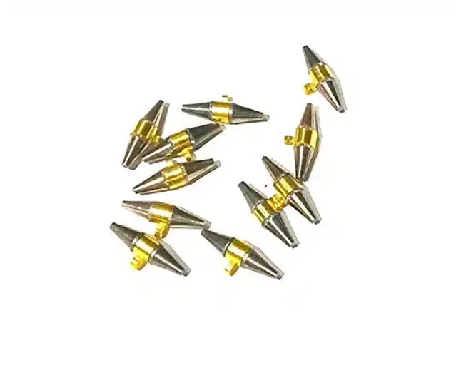 Metal Nazar Protection Tabeez, Pack of 12 (Brass)