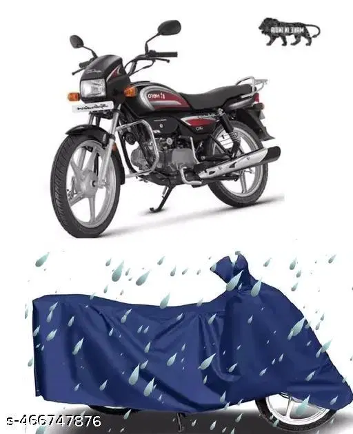Polyester Cover For Bike/Scooter, Multicolour