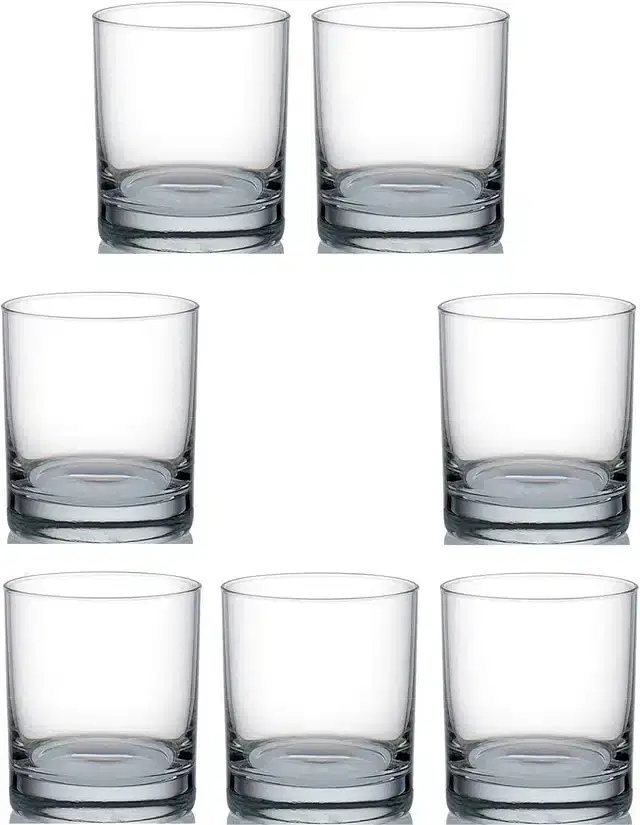 Liquor cum Cocktail Glasses, Transparent, 280 ml, Pack of 7