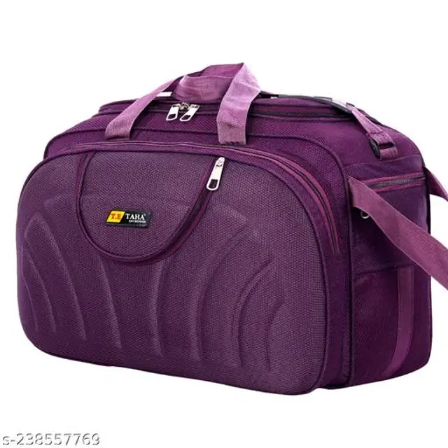 Polyester Duffel Bags, Purple