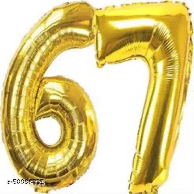 Number Foil Balloon, Assorted, Pack of 1