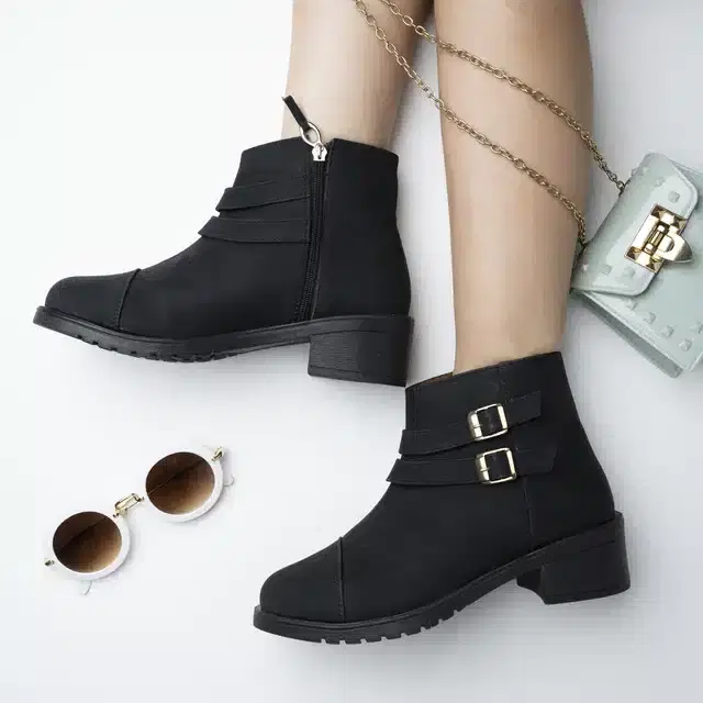 Boots for Women (Black, 38)