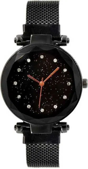 Casual Metal Analog Watch For Women (Black) (MP-1)