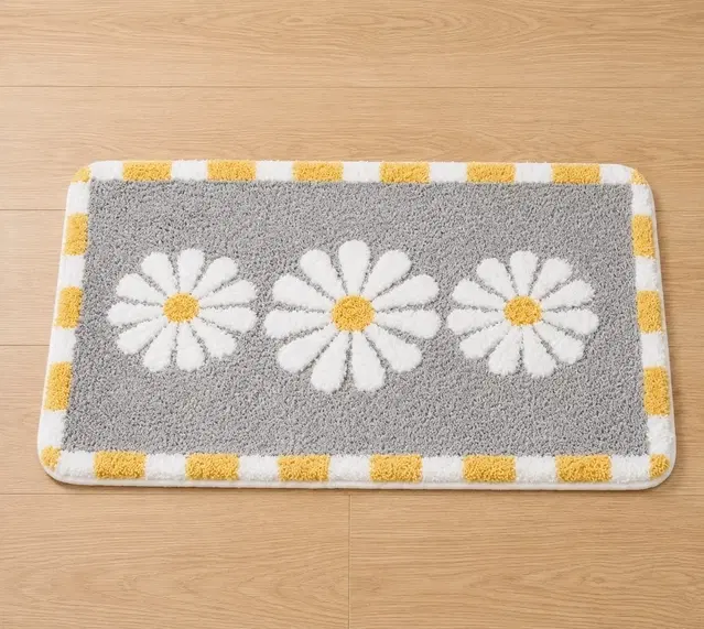 Alaqsa Tufted White Flower 15x23
