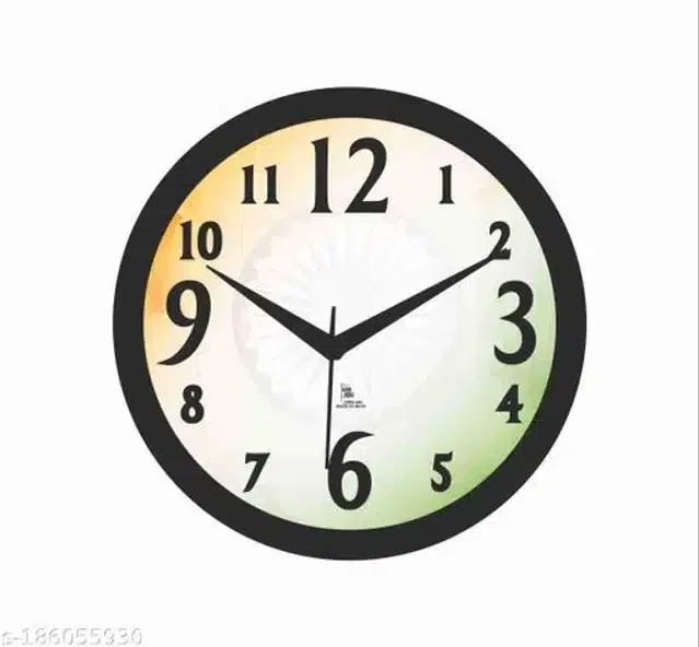 Designer Analog Wall Clock, Multicolor