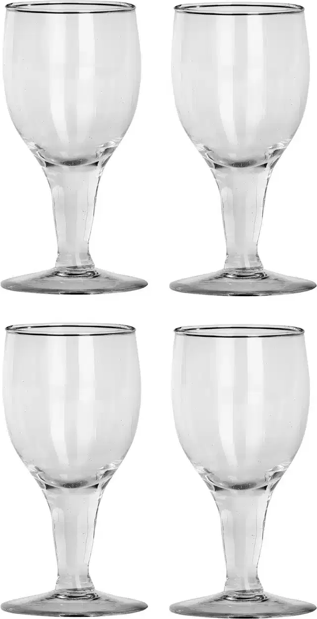 Liquor cum Cocktail Glasses, Transparent, 180 ml, Pack of 4