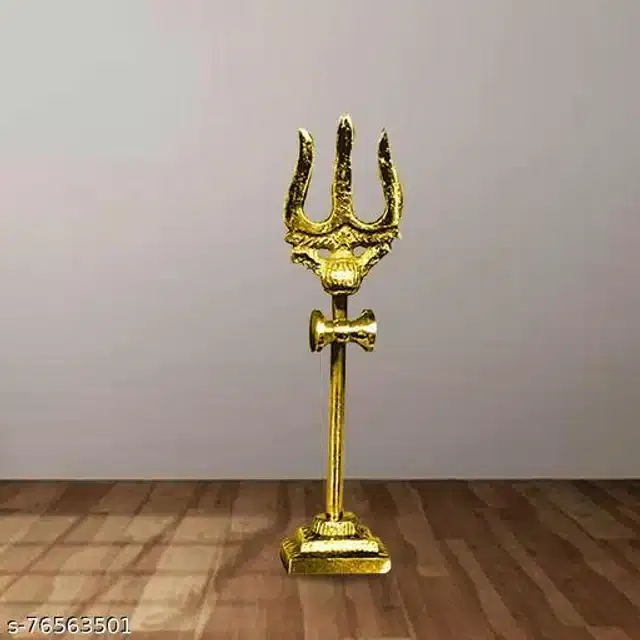 Trishul Car Dashboard Idol, Gold