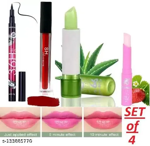 Best lipcare combo of different lipsticks set 3