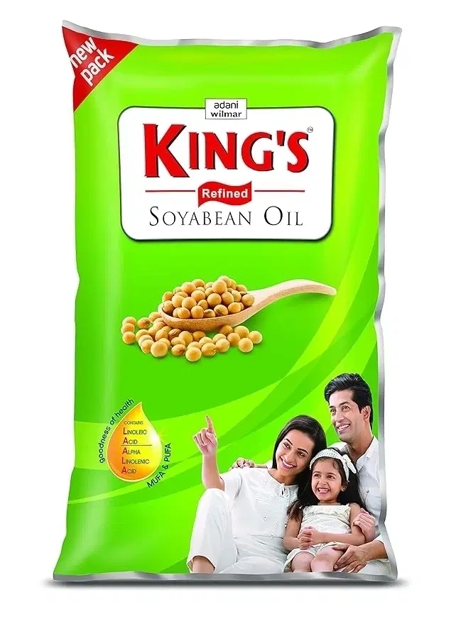 Kings Refined Soyabean Oil 910 g (Pouch)