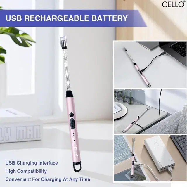 Type-C Rechargeable Electric Lighters for Kitchen,Multicolour