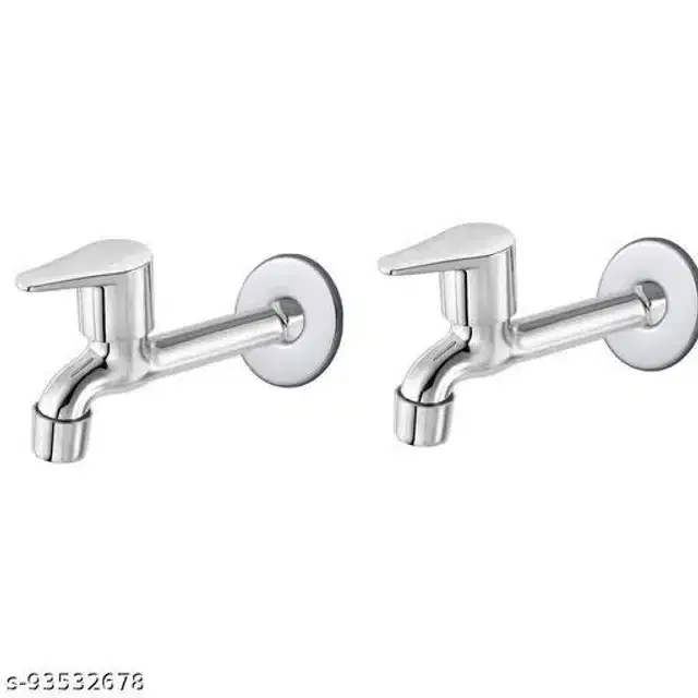 Bathroom Tap, Silver, Pack Of 2