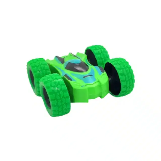 Double-Sided Mini Tumbling Toy Car, Green