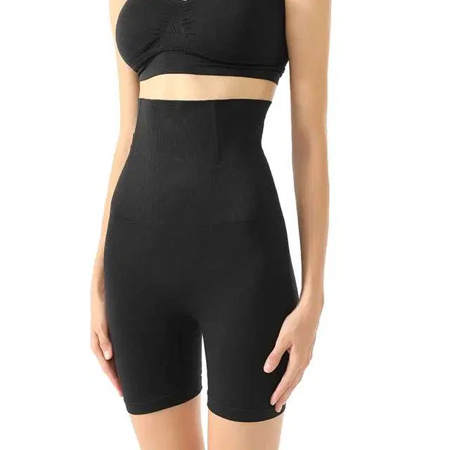 Women’s Cotton Lycra Tummy Control 4-in-1 Blended High Waist Tummy & Thigh Shapewear (S688)