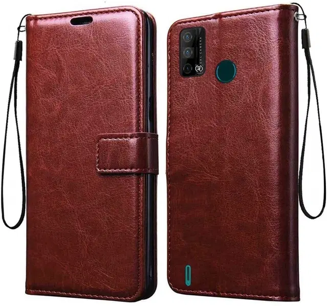 Flip Mobile Cover for Tecno Spark Go 2021 - KE5, Multicolor