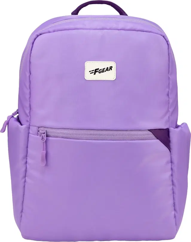 F Gear Small 12 L Laptop Backpack Cannes 12 L Laptop Backpack|Premium Soft Touch|3 Spacious Compartments, 2 Pocket (Purple)