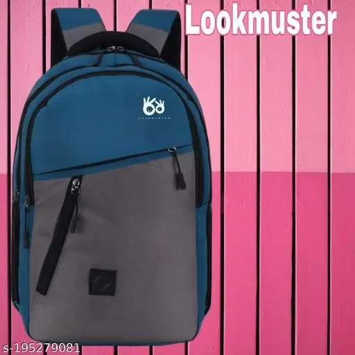 Nylon Backpack for Men & Women, Blue