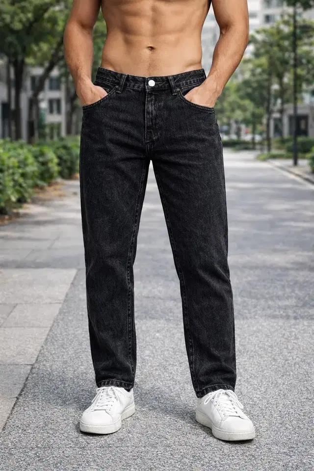 Denim Jeans for Men, Black (28)