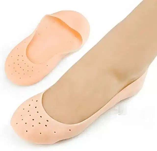 Moisturizing Full Heel Socks, Beige