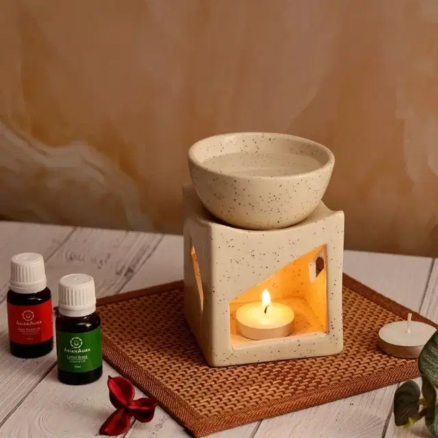 Lumo Square Candle Diffuser White