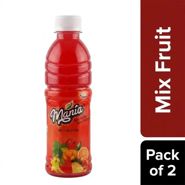 Mania Mix Fruit 2X300 ml (Pack of 2)