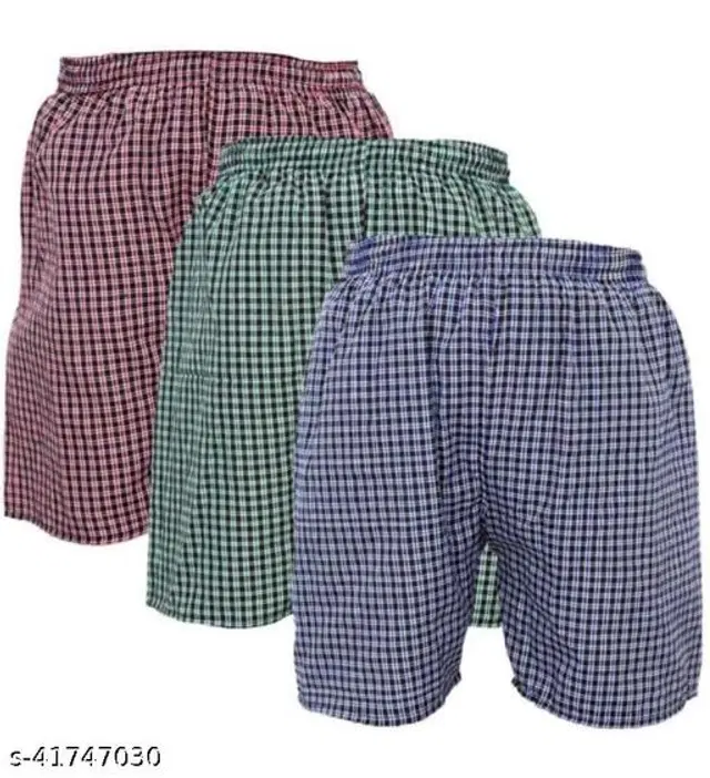 Cotton Shorts for Mens, Pack of 3 (Multicolor, 28)