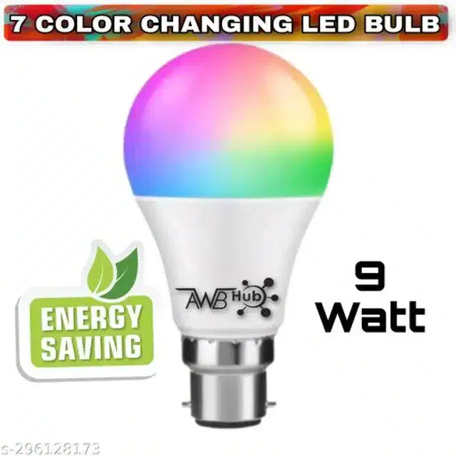 7 in 1 Color Changing LED Bulb, Multicolor