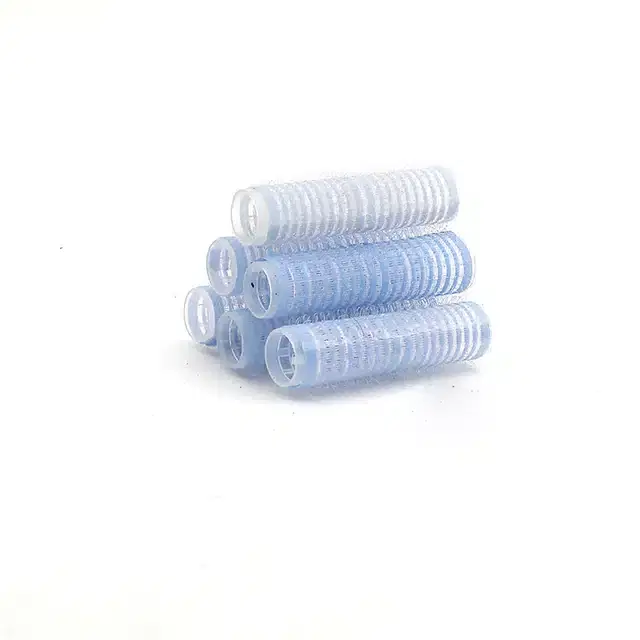 Hair Curlers Roller, White, Pack of 6