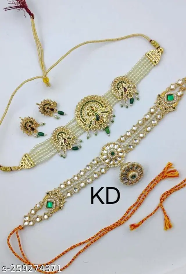 Alloy Jewellery Set for Women, Set of 1 (Multicolor)