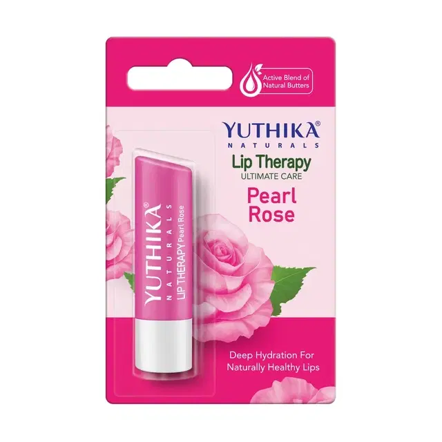 Yuthika Naturals Lip Therapy Pearl Rose Chapstick Blister 4.8 g