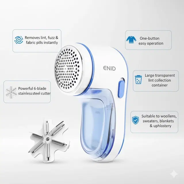 Lint Remover For Clothes ,Multicolour,(Pack Of 1)