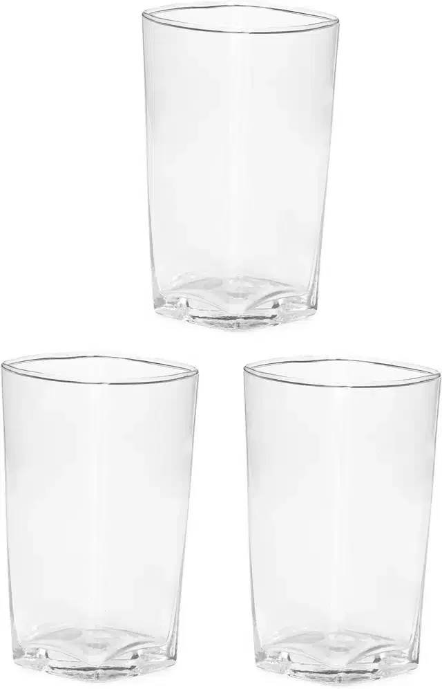 Liquor cum Cocktail Glasses, Transparent, 350 ml, Pack of 3