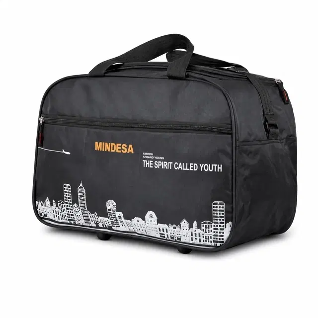 Duffel Bag without Wheels, Black & Grey
