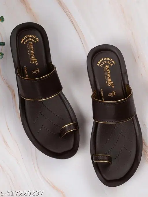 Aerowalk Sandals for Women (Brown, 2)