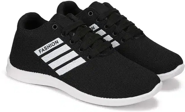 Women's Sports Shoes (Black, 7) (VKI-50)