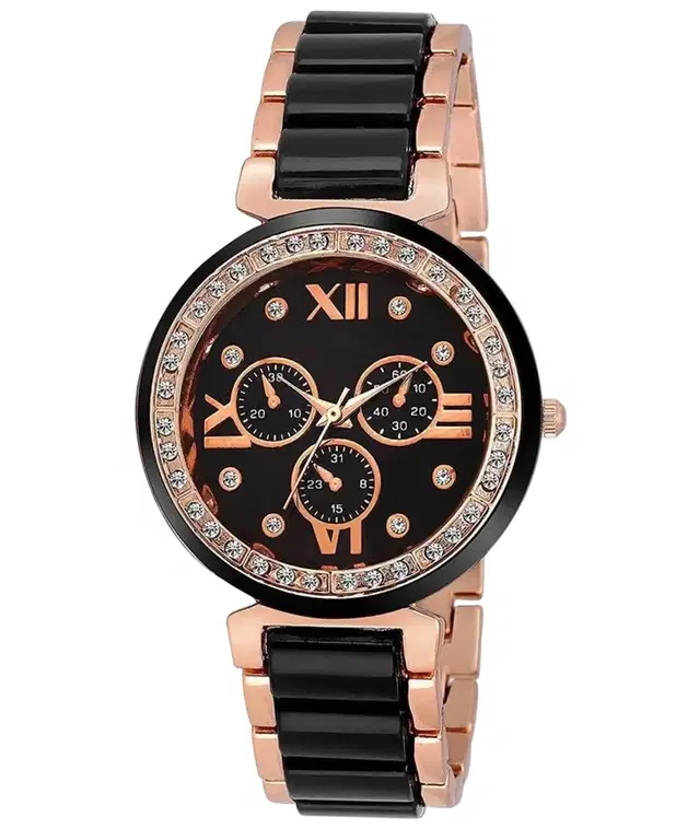 Analog Watch for Women (Black)