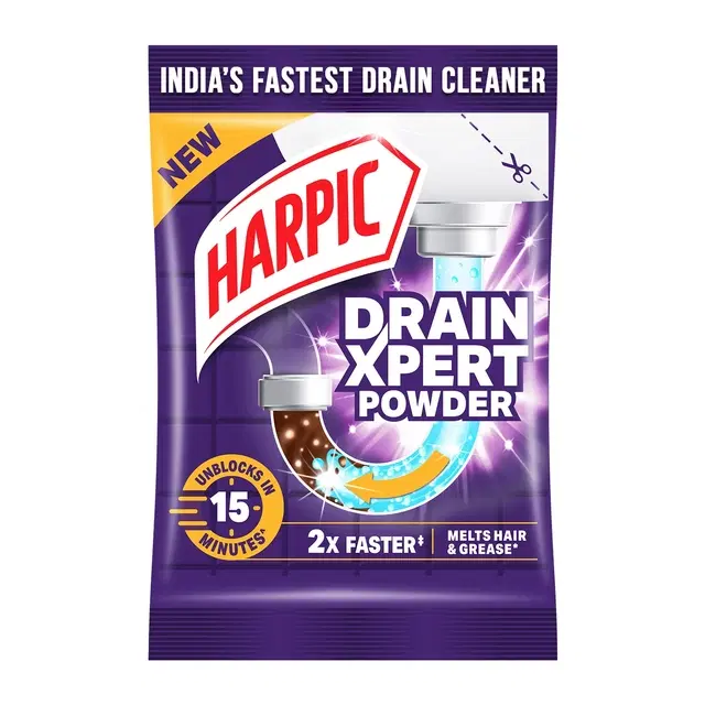 Harpic Drain Xpert Cleaning Powder 45 g