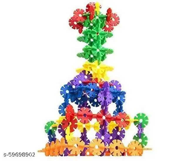 Plastic Kids Building Toys, Multicolor, Set of 1